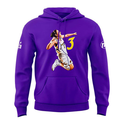 Diana Taurasi Purple Phoenix Mercury 20 Years 1 Team Portrait Hoodie