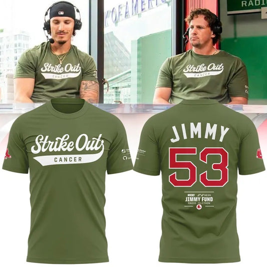 __B.Red Sox x Jimmy Fund "Strike Out Cancer" Limited Shirt