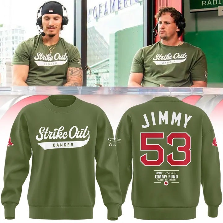 _B.Red Sox x Jimmy Fund "Strike Out Cancer" Limited Sweatshirt