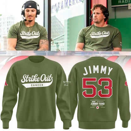 _B.Red Sox x Jimmy Fund "Strike Out Cancer" Limited Sweatshirt