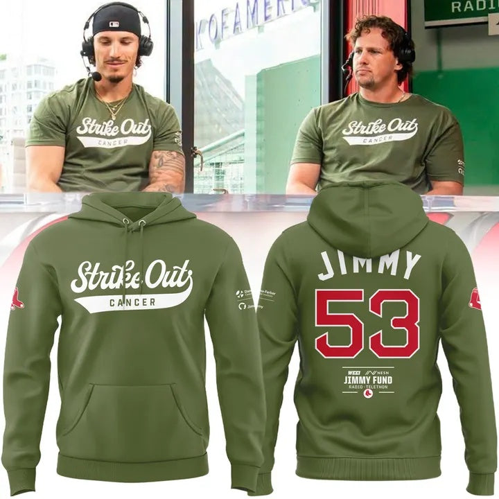 _B.Red Sox x Jimmy Fund "Strike Out Cancer" Limited Hoodie