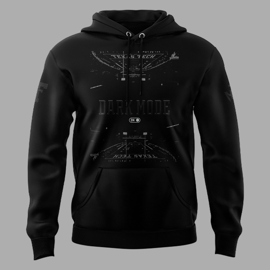 Texas Tech Dark Mode — Friday Night Football Hoodie