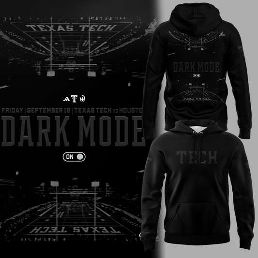Texas Tech Dark Mode — Friday Night Football Hoodie 02