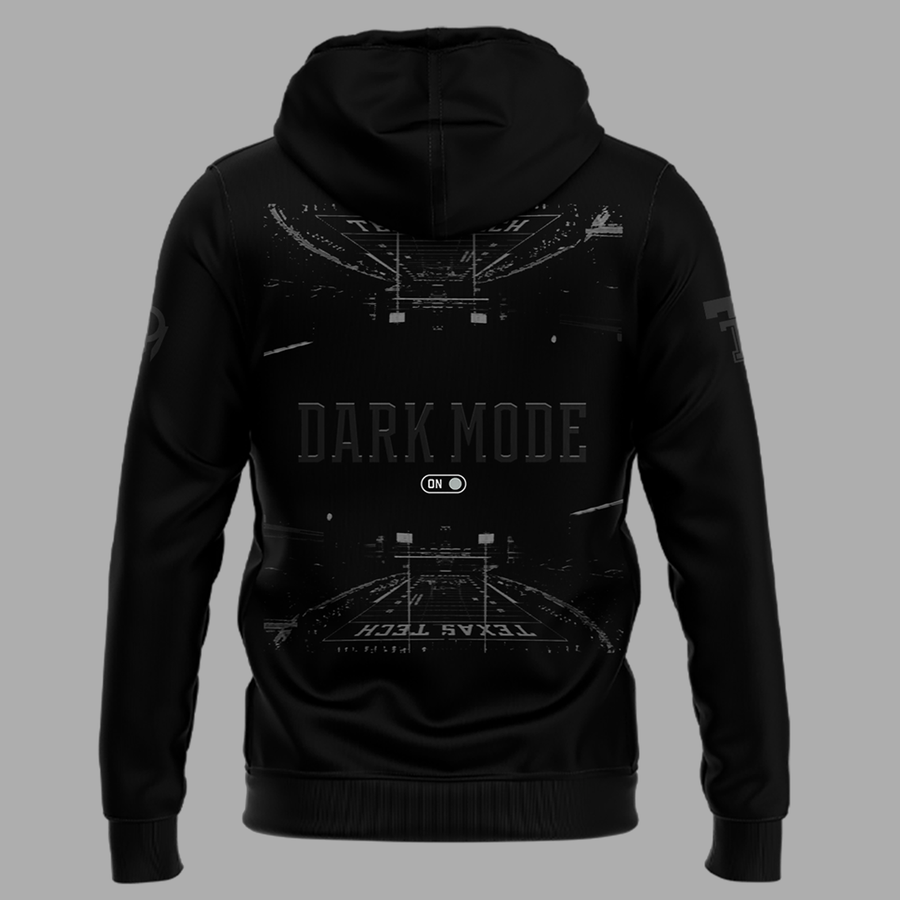 Texas Tech Dark Mode — Friday Night Football Hoodie 02