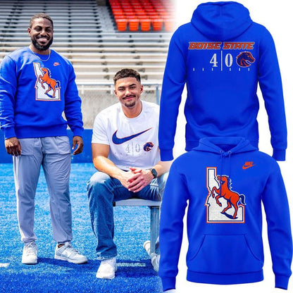 Boise State Football "40th Anniversary" Hoodie