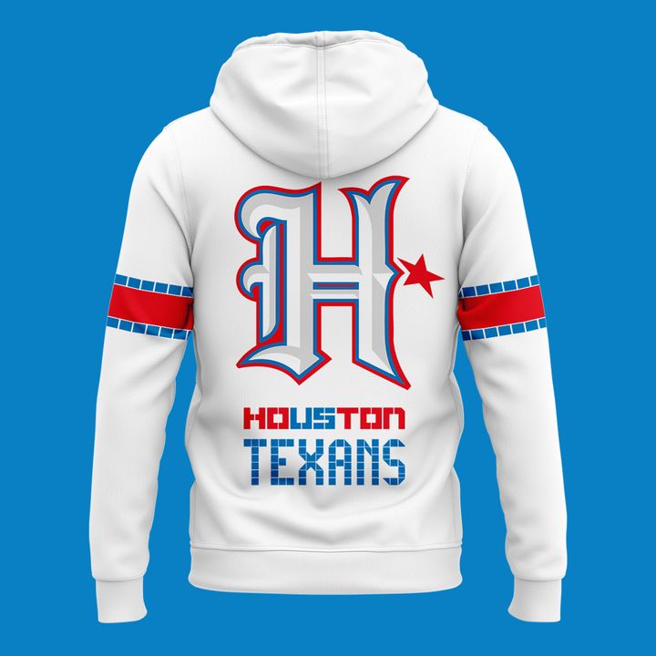 Houston Texans Rivalries By the H. For the H. 2026 Hoodie - White
