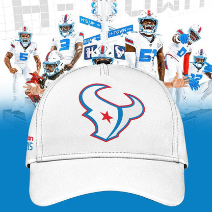 2. Houston Texans Rivalries By the H. For the H. 2026 Long Tee / White