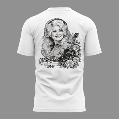 03. White Shirt Dolly Parton Rest In peace 1946-2026 T-Shirt