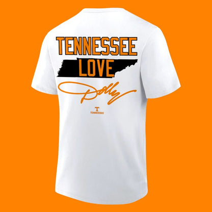 Tennessee Football - Dolly Parton White T-Shirt