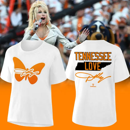 Tennessee Football - Dolly Parton White Women T-Shirt