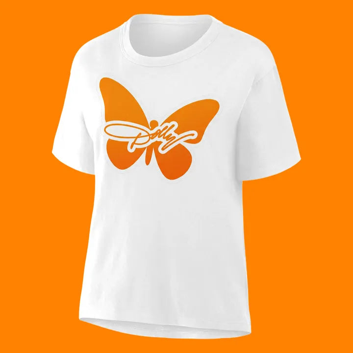Tennessee Football - Dolly Parton White Women T-Shirt