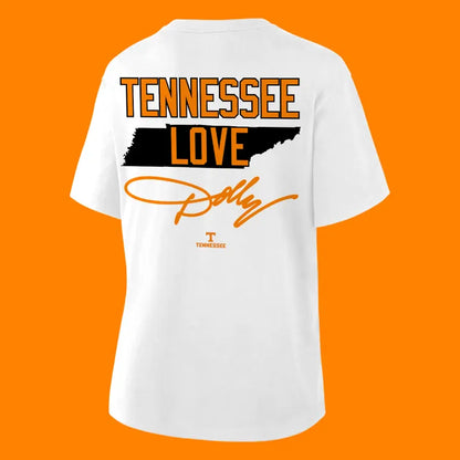 Tennessee Football - Dolly Parton White Women T-Shirt