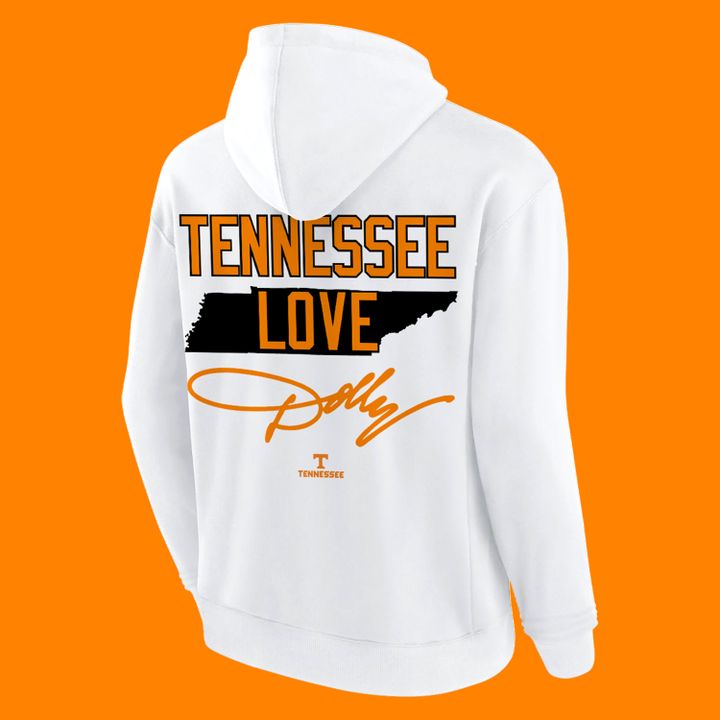 Tennessee Football - Dolly Parton White Hoodie