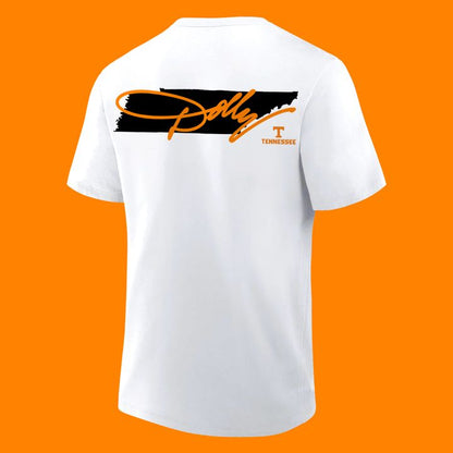 1. Tennessee Football - Dolly Parton White T-Shirt