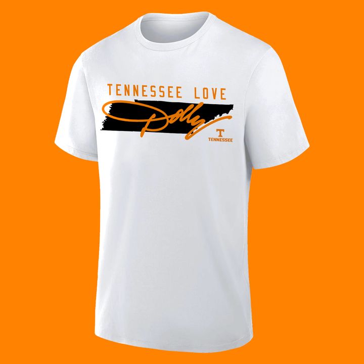 2. Tennessee Football - Dolly Parton White T-Shirt