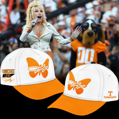 Tennessee Football - Dolly Parton White T-Shirt