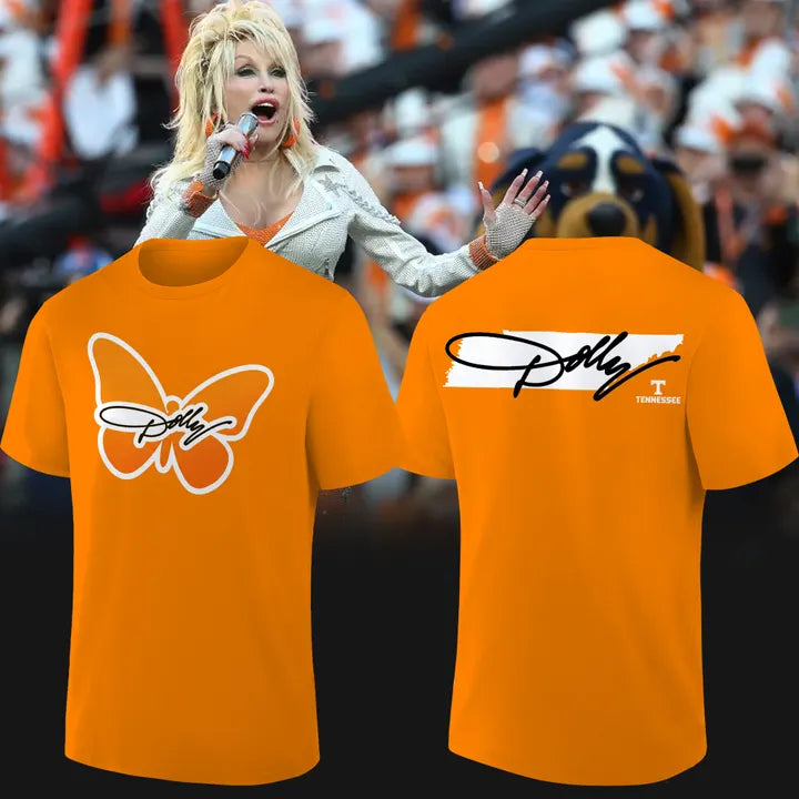 Tennessee Football - Dolly Parton Orange T-Shirt