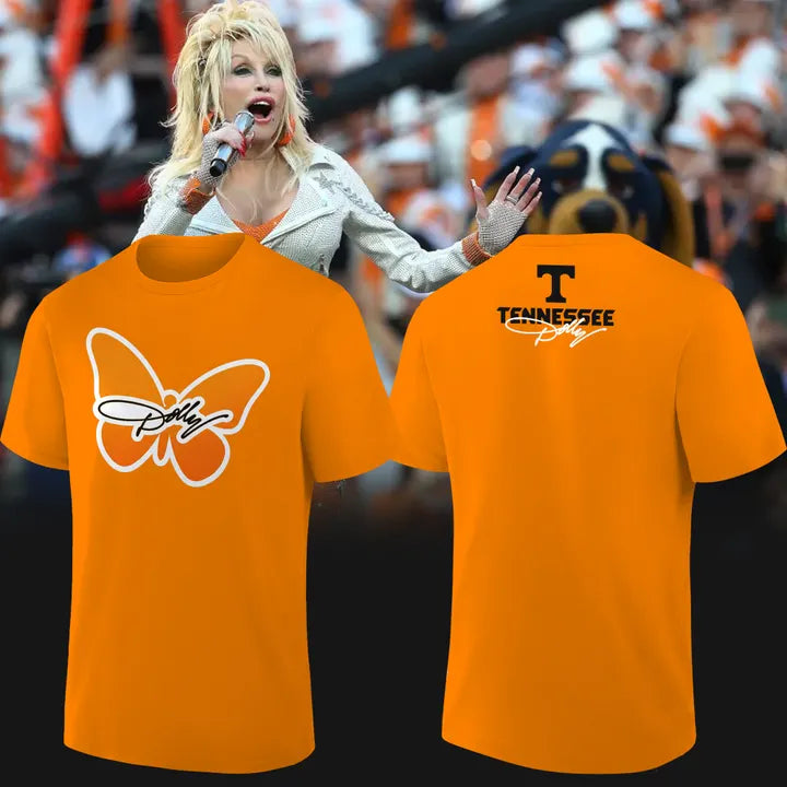2. Tennessee Football - Dolly Parton Orange T-Shirt