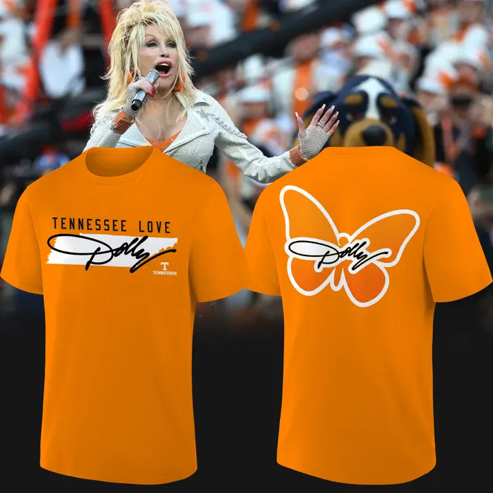 4. Tennessee Football - Dolly Parton Orange T-Shirt