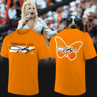 4. Tennessee Football - Dolly Parton Orange T-Shirt
