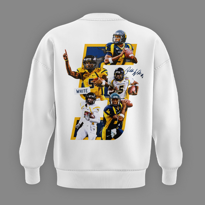 Limited Edition West Virginia Football Pat White Sweatshirt 2026