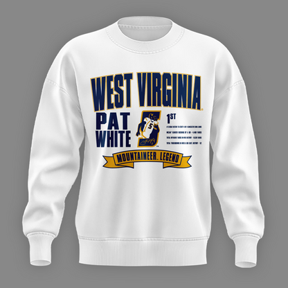 Limited Edition West Virginia Football Pat White Sweatshirt 2026