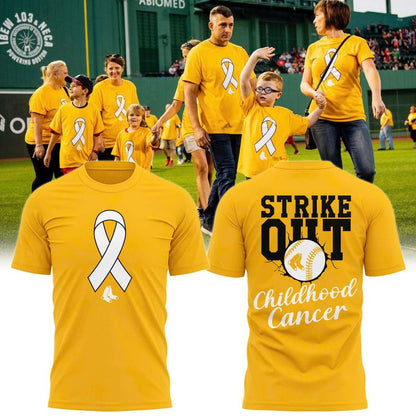 Unisex Red Sox 2026 Childhood Cancer Awareness Day T-shirt