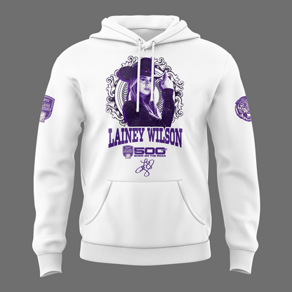 Limited Edition Lainey Wilson College GameDay White Hoodie 2026