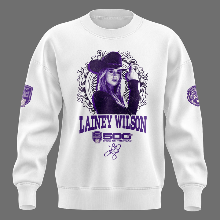 Limited Edition Lainey Wilson College GameDay White Sweat 2026