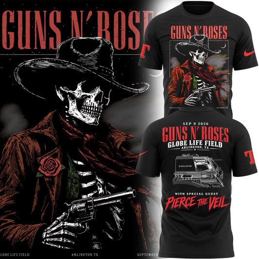 Guns N’ Roses x Globe Life Field 2026 Tour Limited Edition T-Shirt