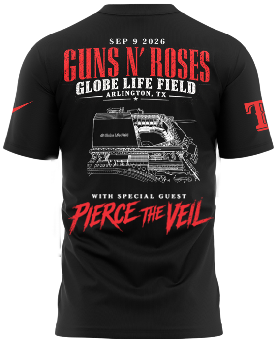 Guns N’ Roses x Globe Life Field 2026 Tour Limited Edition T-Shirt