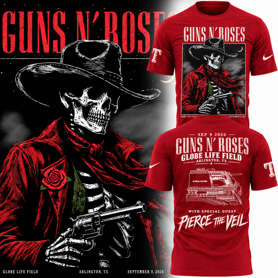 Guns N’ Roses x Globe Life Field 2026 Tour Limited Edition T-Shirt