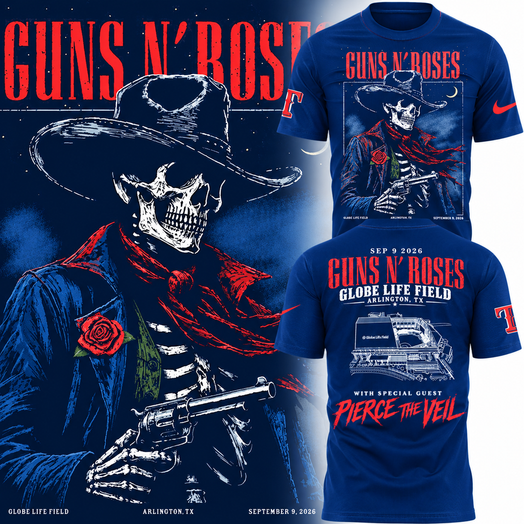Guns N’ Roses x Globe Life Field 2026 Tour Limited Edition T-Shirt