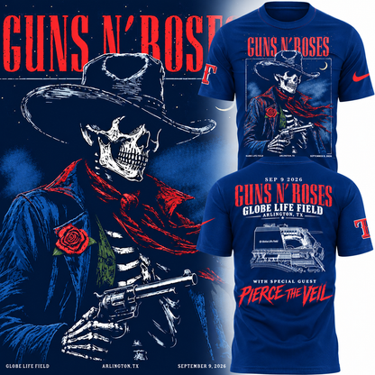 Guns N’ Roses x Globe Life Field 2026 Tour Limited Edition T-Shirt