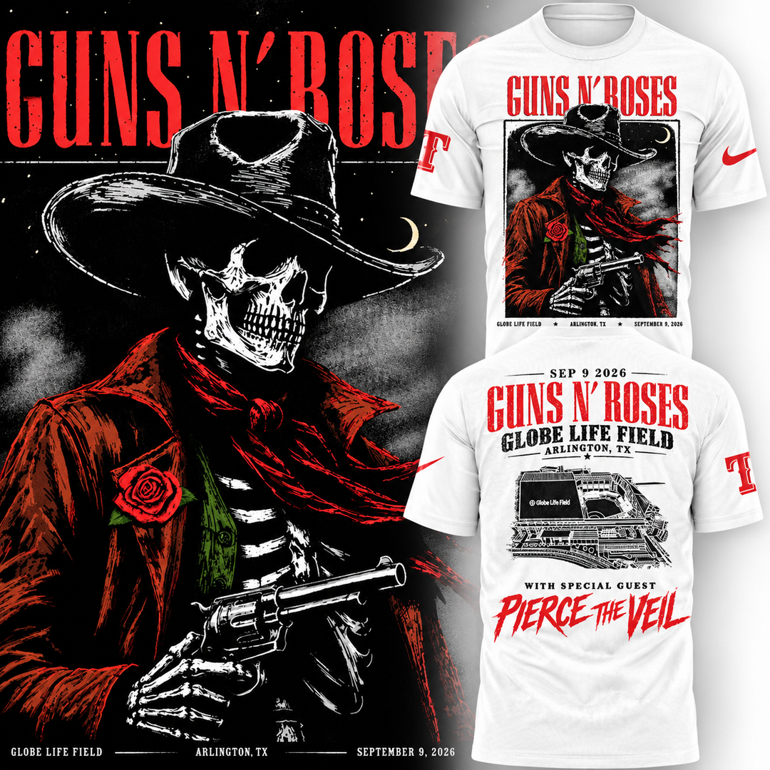 Guns N’ Roses x Globe Life Field 2026 Tour Limited Edition T-Shirt