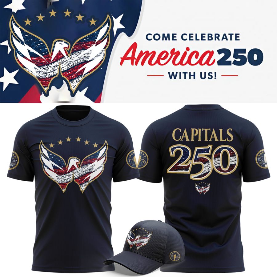 WAS Capitals 250th Anniversary of America Hoodie