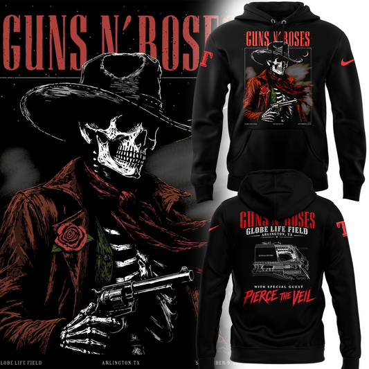 Guns N’ Roses x Globe Life Field 2026 Tour Limited Edition hoodie