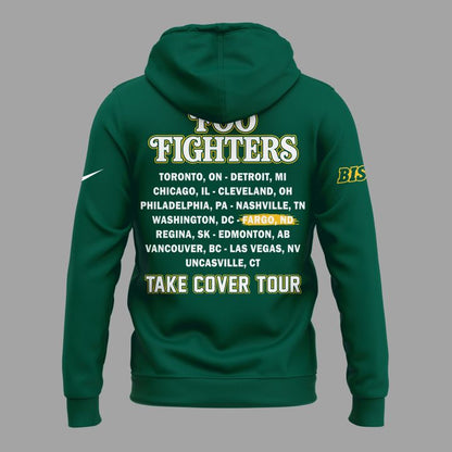 Pefect Hoodie Foo Fighters x NDSU Football - Take Cover Tour 2026 Hoodie