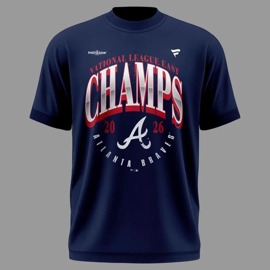 Atlanta Braves 2026 National League East Division Champions T-Shirt