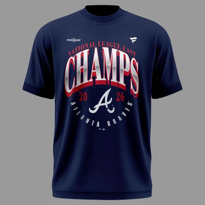 Atlanta Braves 2026 National League East Division Champions T-Shirt