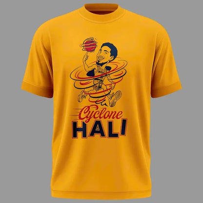 Limited Edition 2026 T-Shirt “Cyclone Hali” Tyrese Haliburton Signatures Print.