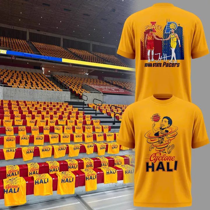 Limited Edition 2026 T-Shirt “Cyclone Hali” Tyrese Haliburton Signatures Print.