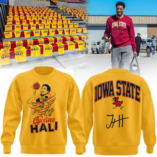 New Sweatshirt “Cyclone Hali” Tyrese Haliburton Signatures Print.