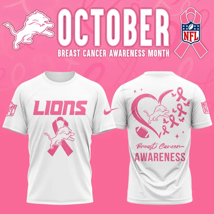 Detroit Lions Breast Cancer Awareness Pink 2026