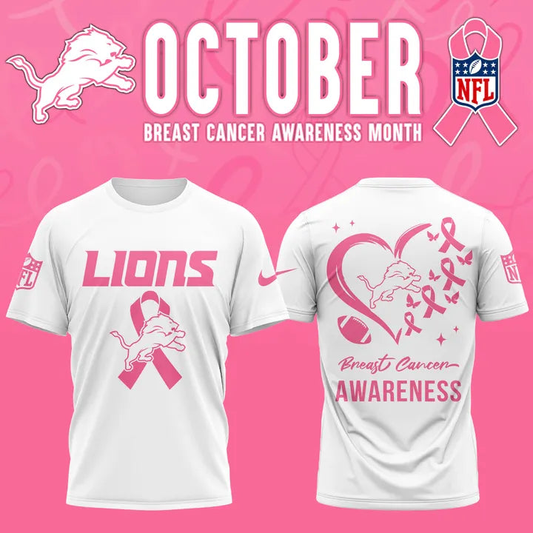 Detroit Lions Breast Cancer Awareness Pink 2026