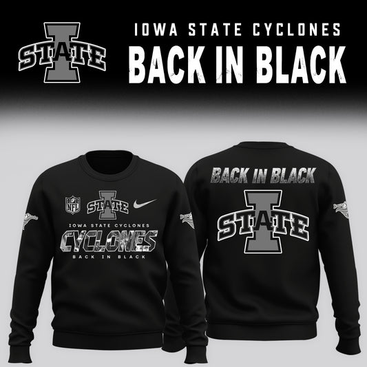 2026 Iowa State - Back In Black Limited Edition Sweater