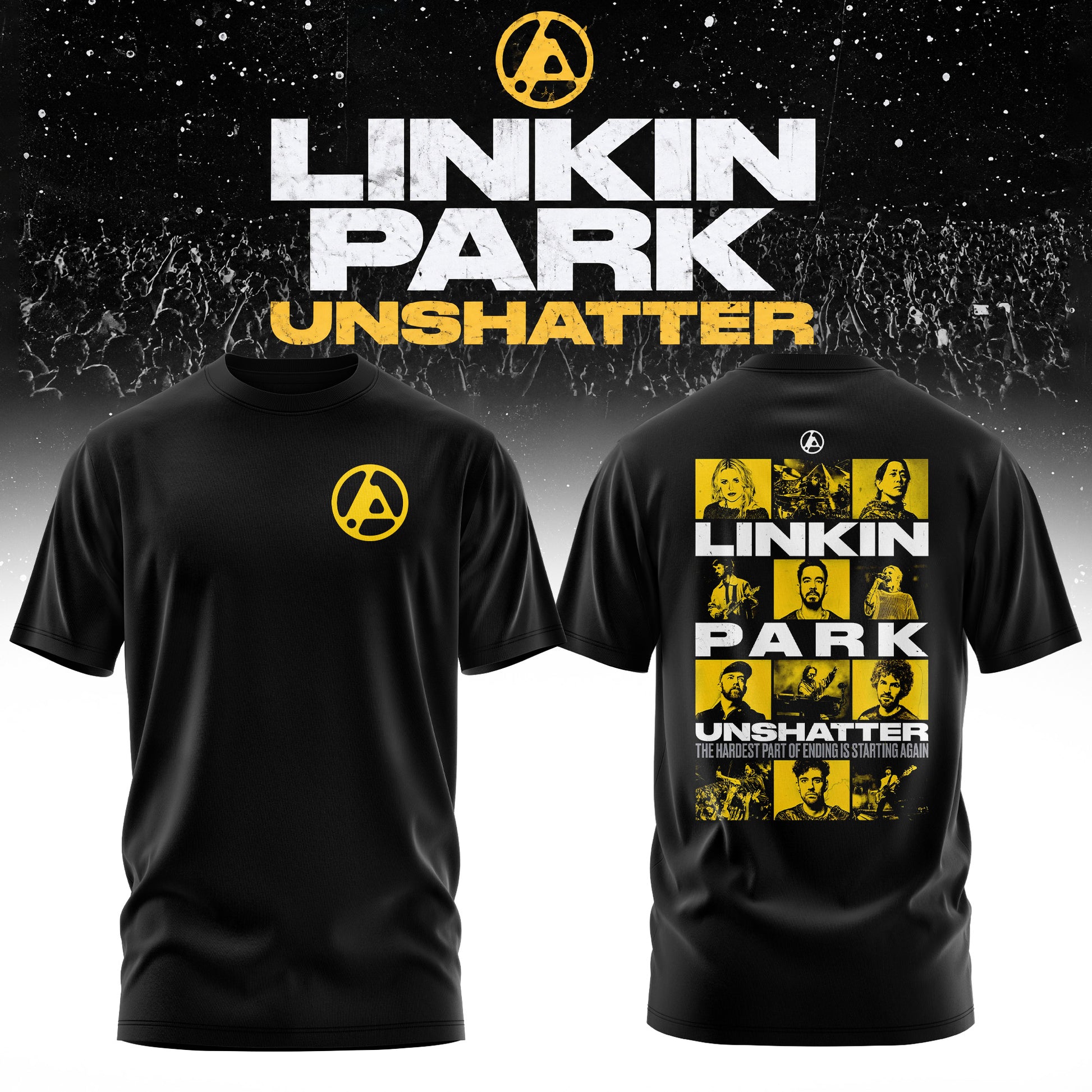 Lnk Prk Unshatter 3D All-Over Print T-Shirt V2