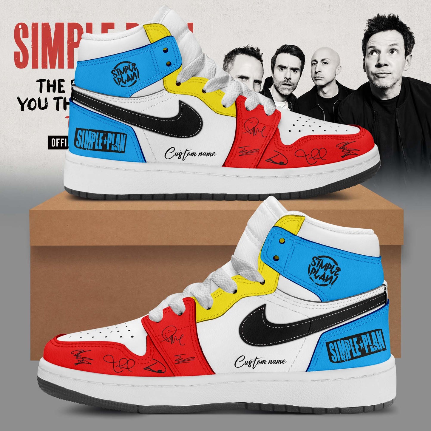 The Bigger Than You Think Tour 2026 Custom 3D High-Top Sneakers – Alternative Vibe Edition