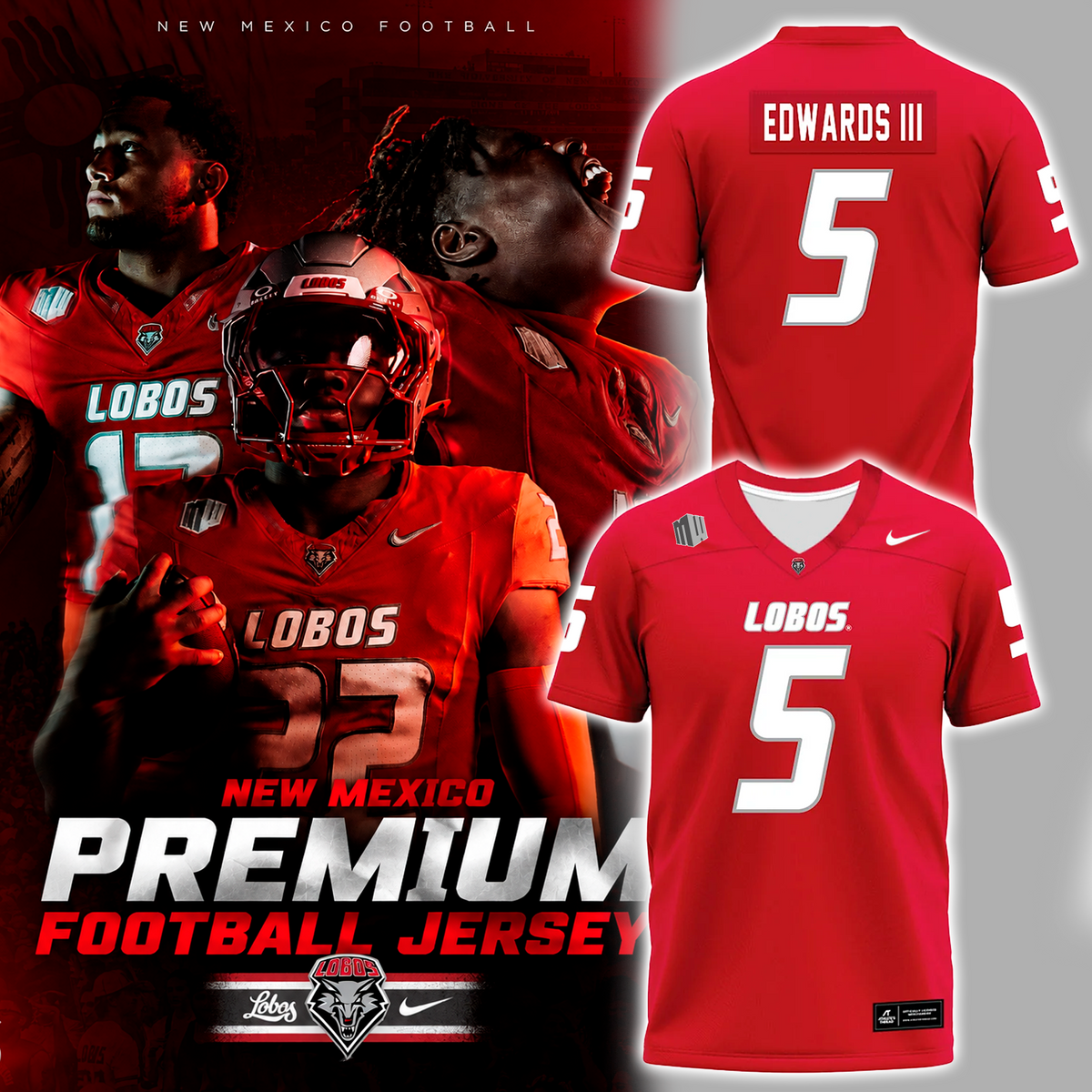 New Mexico Lobos Premium Collection 2026 - Jersey
