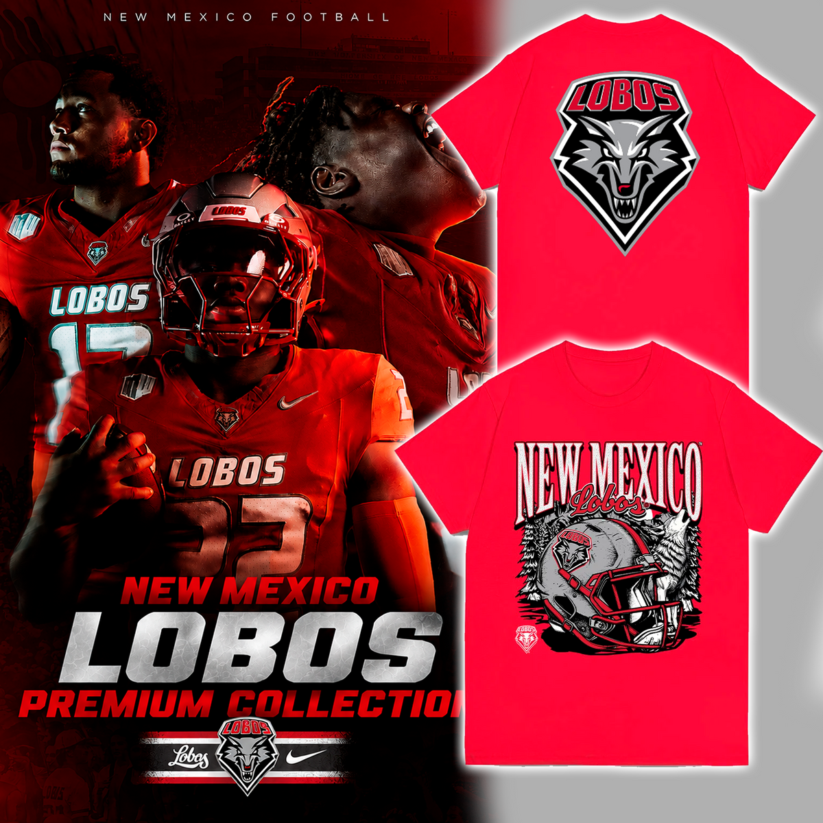 New Mexico Lobos Premium Collection 2026 Tshirt